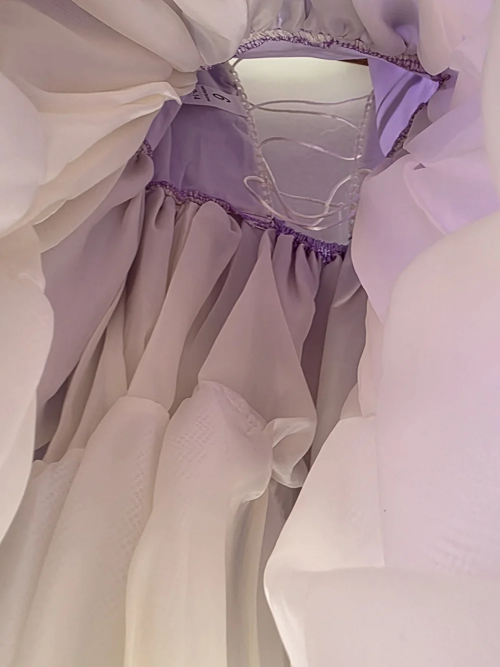 Alegria Lavender Princess Costume Dress with Pearl Trim NWT.